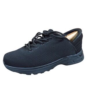 Zeba Hands-Free Slip-On Men Athletic Shoe Sz 10 Walking Daily Wear Black Fabric